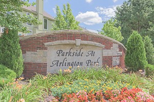 Monument sign at Parkside at Arlington Park Olathe KS