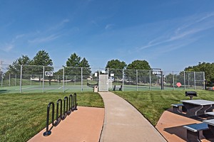 Tennis Courts, Basket Ball, and Picnic area at Walnute Creek Olathe KS