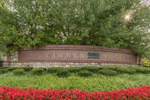 Entry Monument for Camden Woods Leawood KS - 143rd St Entrance