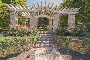 Entry Monument for Waterford Leawood KS