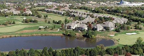 Ariel view of Links of LionsGate