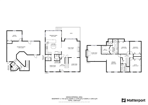 3 level floor plan - image by Ken Jansen