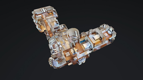 Matterport doll house view. Photo by Ken Jansen