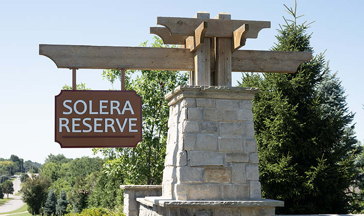 Solera Reserve entry monument photo by Ken Jansen Realtor