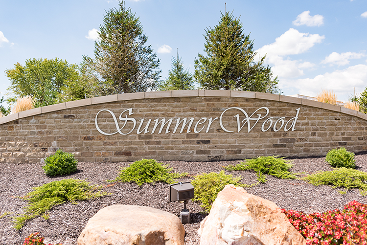 Summerwood entry monument photo by Ken Jansen Realtor