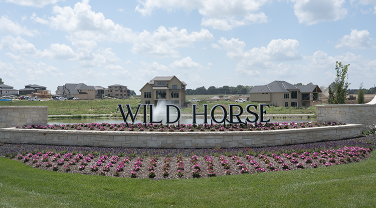 Wild Horse entry monument by Ken Jansen Realtor